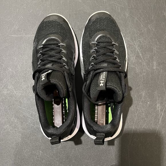 Under Armour Charged Commit Mens 10 Black White 3023703-001 Athletic Sneakers main image 6
